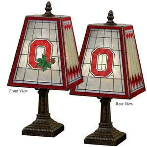  Ohio State Buckeyes 14 Art Glass Table Lamp Sports 