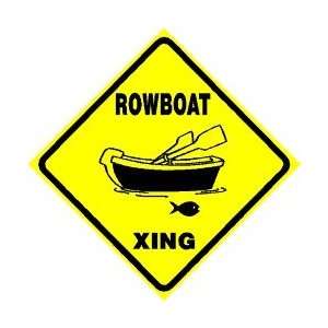  ROWBOAT CROSSING ZONE fun sport new sign