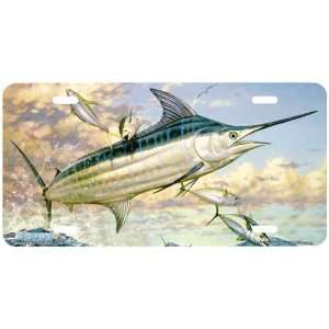  5053 Marlin and Tuna Fish License Plate Car Auto Novelty 