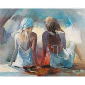  Two Girl Friends I   Poster by Willem Haenraets (19.75 x 