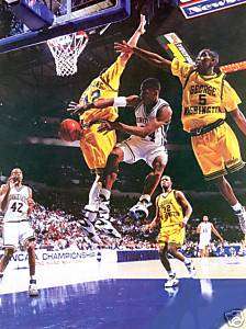 RARE RAY ALLEN 1996 UCONN CONNECTICUT HUSKIES POSTER (picture, pic 