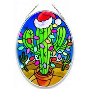    Christmas Cactus   Suncatcher by Joan Baker