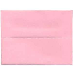  A2 (4 3/8 x 5 3/4) Light Baby Pink Paper Invitation Envelope 