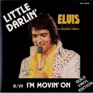  Little Darlin   Gold Vinyl Elvis Presley Music