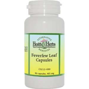  Alternative Health & Herbs Remedies Feverfew Leaf Capsules 