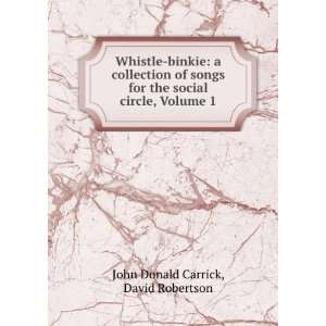   social circle, Volume 1 David Robertson John Donald Carrick Books