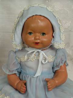 Beautiful Antique English German Composition Baby Doll AO c1940s 