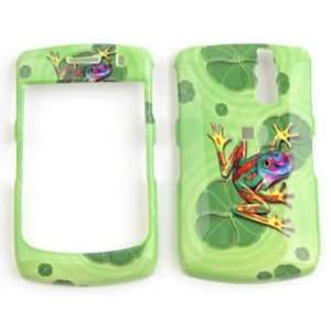 Blackberry Curve 8350i Colorful Frog on Leaf Hard Case/Cover/Faceplate 