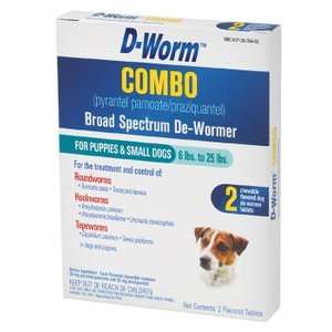  D Worm Combo Tablets Puppies/Sm Dog, 2 ct
