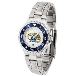 Kent State Golden Flashes NCAA Womens Competitor Steel Band Watch 