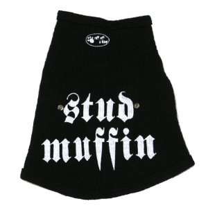  Stud Muffin Dog T Shirt   M (10 26 lbs.)