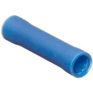   Butt Splice Connector, Vinyl Insulated, Blue, 16 14 Wire Size (Pack