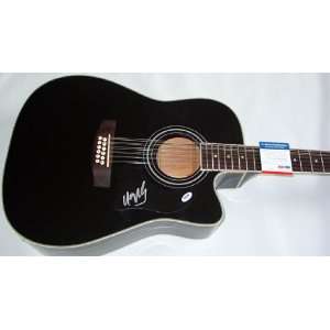 Neal McCoy Autographed Signed 12 String Guitar & Proof PSA