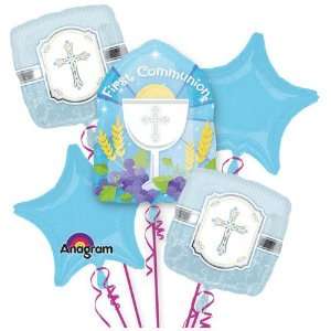  Blessings Blue Bouquet Of Balloons (5 per package) Toys & Games