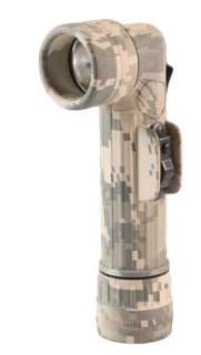 GI Military Angle Head Flashlight   ARMY DIGITAL   N47C11 CAB IB   NEW 