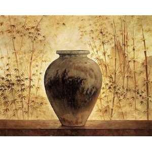  Chinese Vase With Bamboo II    Print