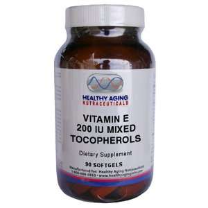   Vitamin E 200 Iu Mixed Tocopherols 90 Softgels