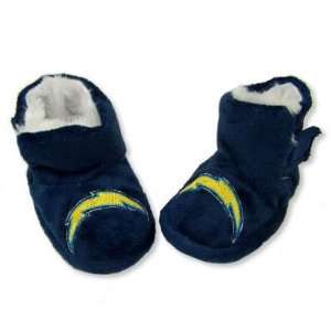  SAN DIEGO CHARGERS OFFICIAL BABY BOOTIES SZ MEDIUM (3 6 