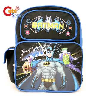 Marvel BatMan School Backpack w/Jocker 2 Face 14 M Bag  