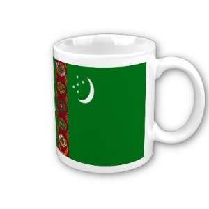  Turkmenistan Flag Coffee Cup 