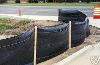 Silt Fence, Erosion Control 3 x 100 with Wooden Stake  