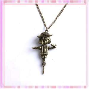   Scarecrow Overalls Squirrel Charm Pendant Necklace Hot P1259 Beauty