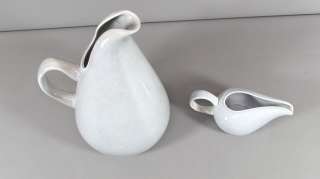Iroquois China Russel Wright CASUAL OYSTER Jug/Pitcher and Gravy Boat 