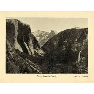  1928 Print Artists Point Yosemite National Park California 