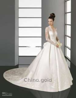 2012 white ivory Wedding dress bridesmaids dresses size custom  