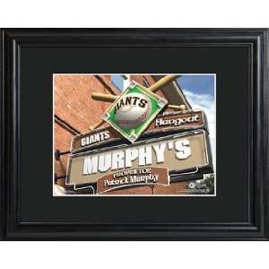  San Francisco Giants Personalized Pub Sign with Frame 