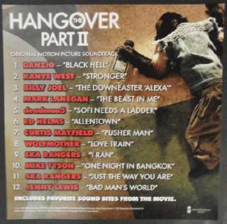 DEADMAU5 HANGOVER PART II PROMO POSTER ALBUM FLAT ORIG 2011  