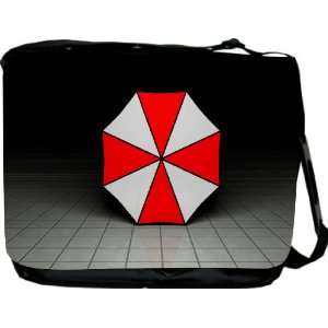  RikkiKnight Red White Umbrella Design Messenger Bag   Book 