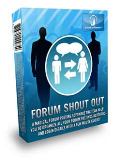 Forum ShoutOut Organize All Your Forum Posting Activities And Login 