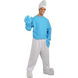 Lets Party By Rubies Costumes The Smurfs   Deluxe Smurf Adult Costume 