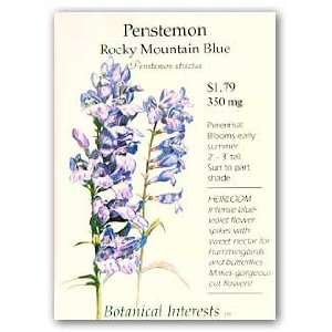  Penstemon Rocky Mountain Blue Seed Patio, Lawn & Garden