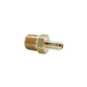   PARKER 28 4 1 Male Connector,1/4 In Tube Size,Brass