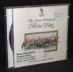 Alirio Diaz GUITAR ARTISTRY 400 Years Classical CD  