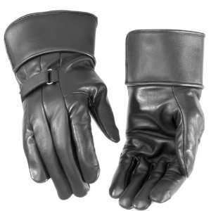  RIVER ROAD CUSTER LEATHER GLOVES (X SMALL) (BLACK 