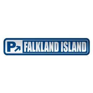   PARKING FALKLAND ISLAND  STREET SIGN FALKLAND ISLANDS 