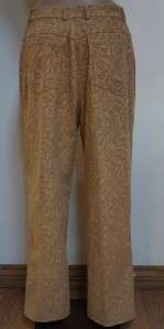 ST. JOHN SPORT Gorgeous Artsy Comfy Corduroy Pants 12  