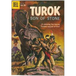 Turok Son Of Stone Comic Book #18, Dell 1960 FINE  
