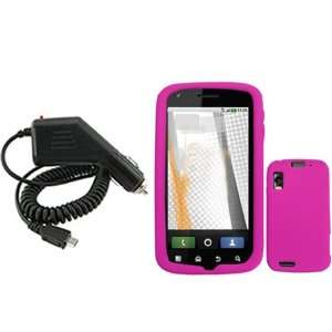  iNcido Brand Motorola Atrix 4G MB860 Combo Solid Hot Pink 
