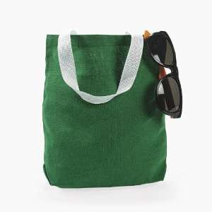 Green Canvas Tote Bags (1 dz) 