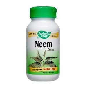  Natures Way  Neem Leaves, 100 capsules Health & Personal 