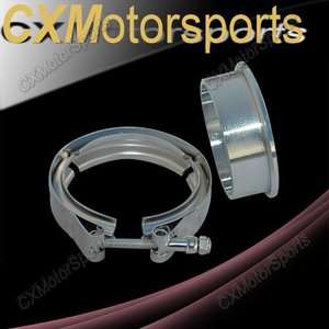 Turbo V Band Clamp Stainless & Mild Steel Downpipe Flange  