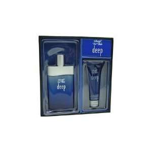 Cool Water Deep Gift Set for Men 2 Pcs (1.7 Oz Eau De Toilette Spray 