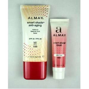  Almay Smart Shade Anti Aging Makeup #100 Light Pale with 