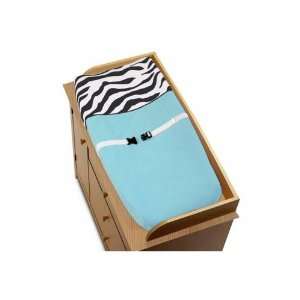  Zebra Turquoise Changing Pad Cover