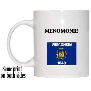    US State Flag   MENOMONIE, Wisconsin (WI) Mug 