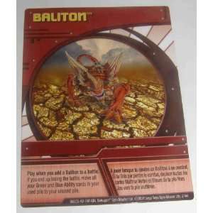   VESTROIA NEW LOOSE OPEN PAPER ABILITY CARD BALITON 2/4m Toys & Games